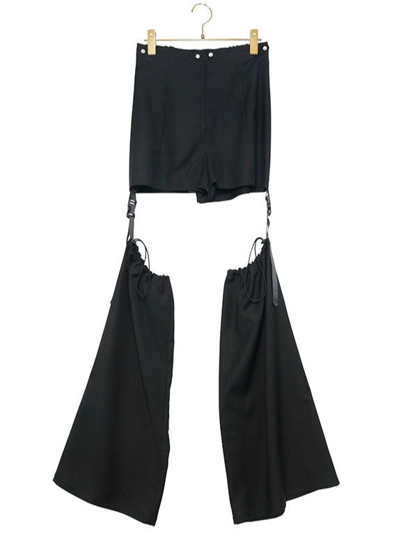 【surrearis】Pleats Skirt＆Belted Pants